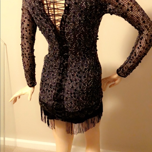 Short mini dress - Picture 3 of 7